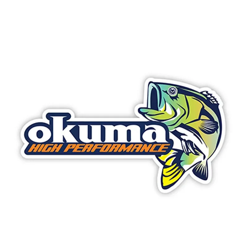 Surf Reel - OKUMA-Autocollants de voiture imperméables en PVC,