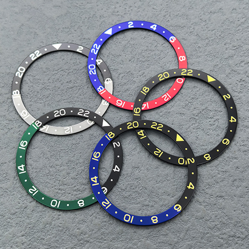 Reel Case - Bague de boîtier plate style GMT