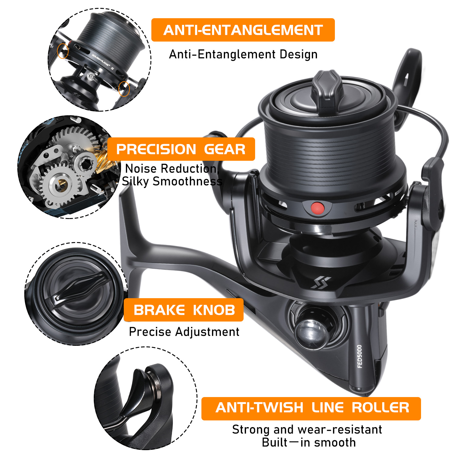 Moulinet Feeder Professionnel  - Surf Reel avis et prix