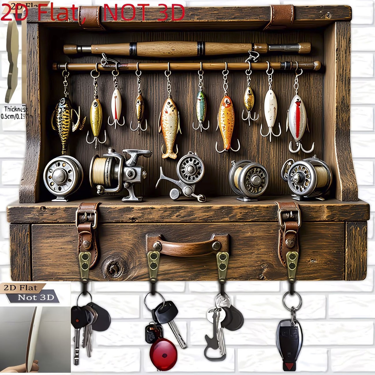 Porte-clés vintage en forme de - Fly Reel avis et prix
