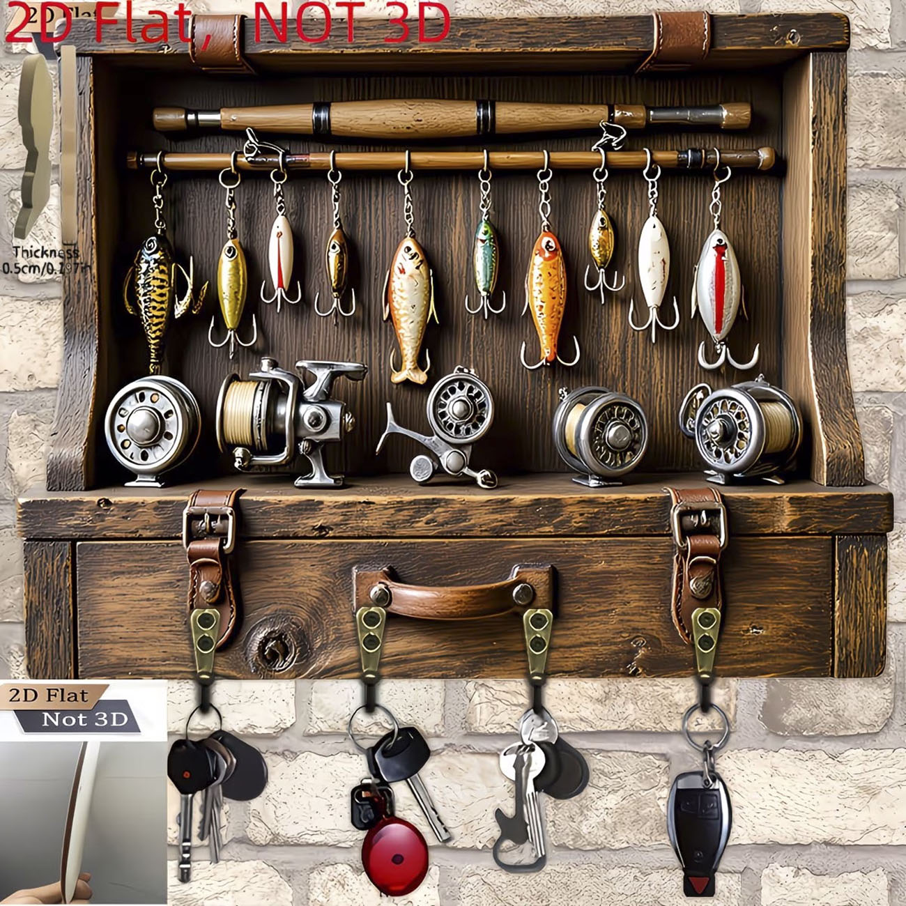 Porte-clés vintage en forme de - Fly Reel avis et prix